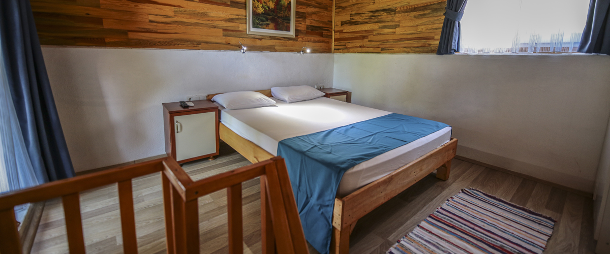 Çıralı Villa Zeytin 2 kişilik Bungalow villa Odalar
